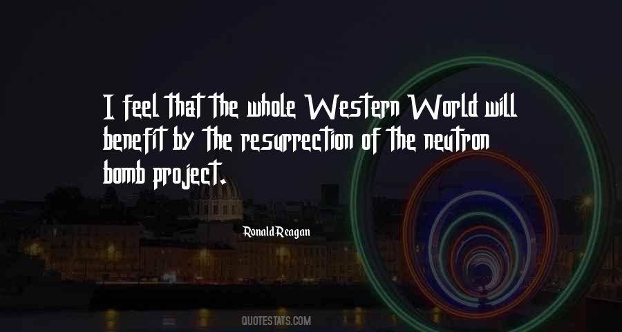 Quotes About Western World #222403