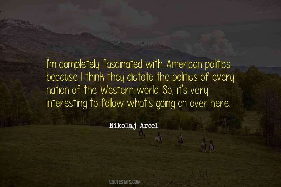 Quotes About Western World #823958