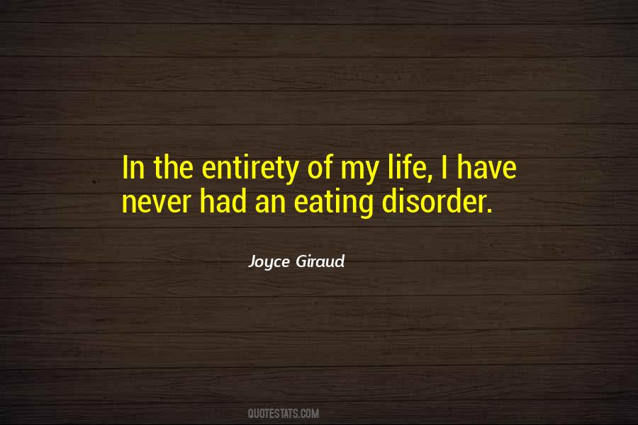 Quotes About An Eating Disorder #656211