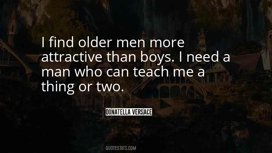 Quotes About Older Man #431350