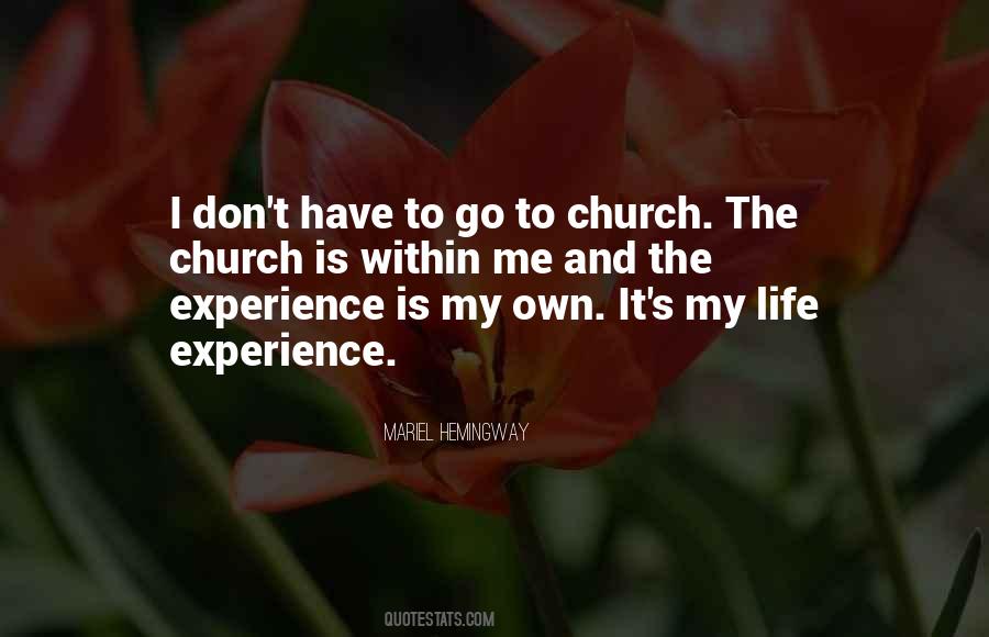 Church The Quotes #1361756