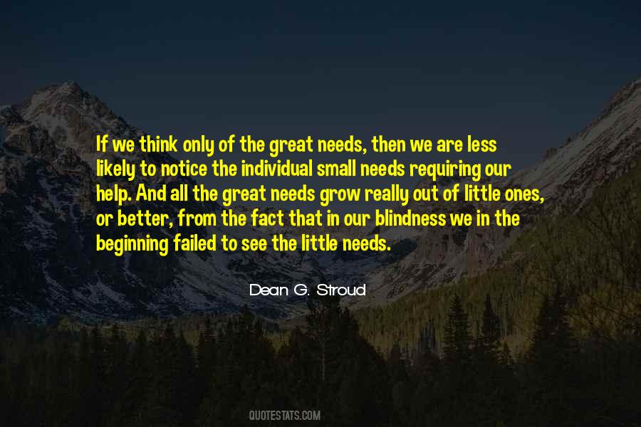 Individual Needs Quotes #1213305