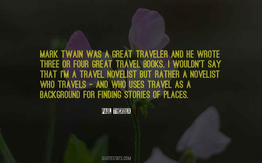 Quotes About Books And Travel #1652681