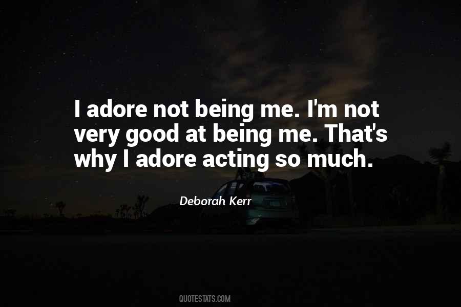 Quotes About Acting #1846949