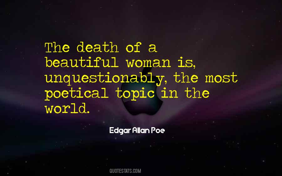 Quotes About Death By Edgar Allan Poe #517701