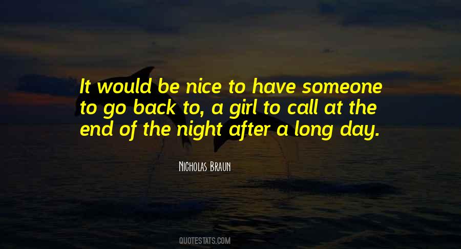 Quotes About The Night After #859403