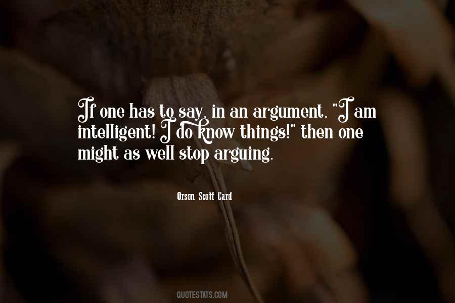 Quotes About Stop Arguing #596297