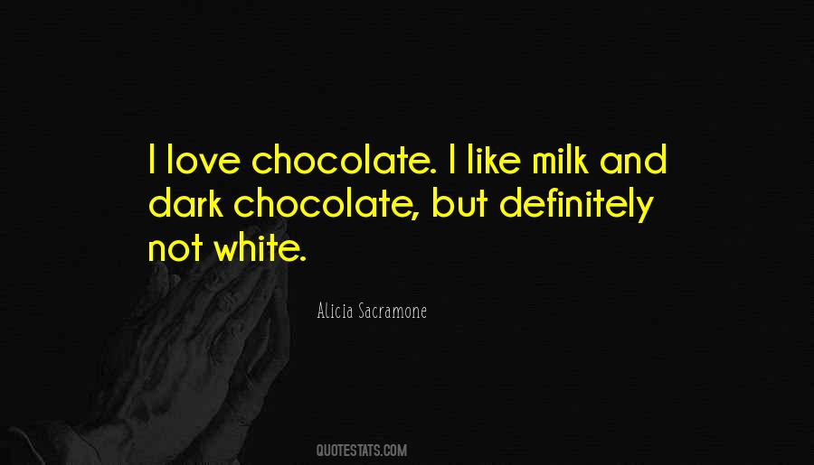 Quotes About Chocolate Love #157190