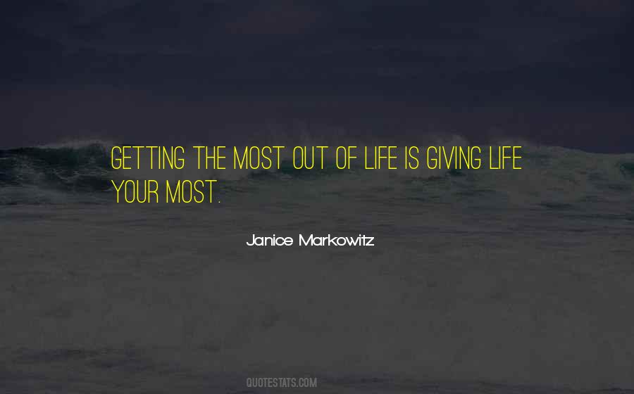 Quotes About Giving Your Life #315532