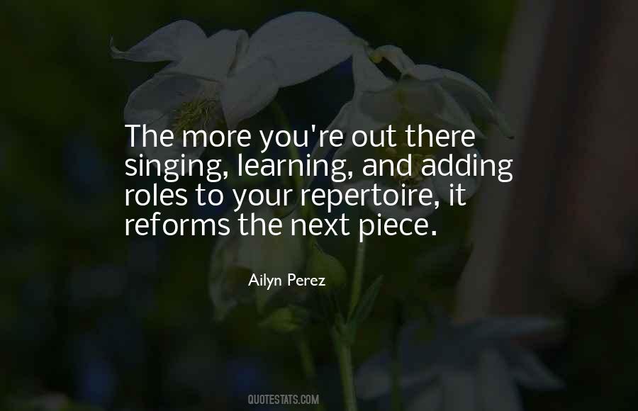 Quotes About Repertoire #183188