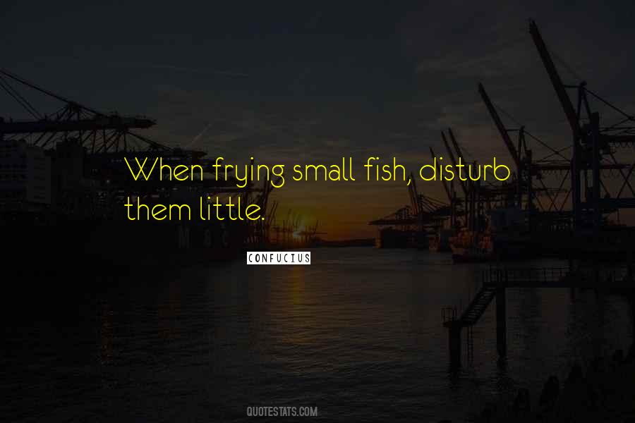 Quotes About Small Fish #318157
