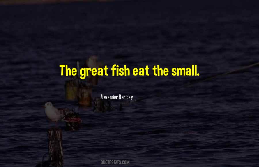 Quotes About Small Fish #391513