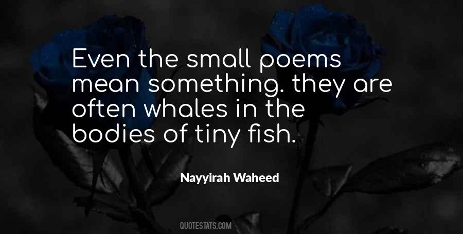 Quotes About Small Fish #946656