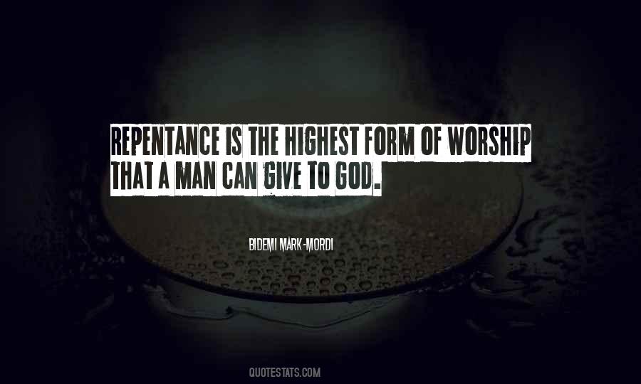 Quotes About Repentance To God #356853
