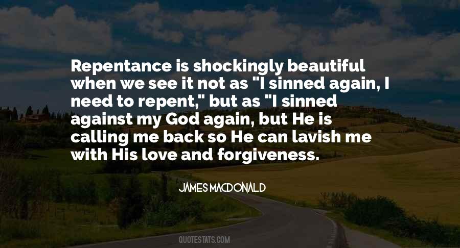 Quotes About Repentance To God #636073