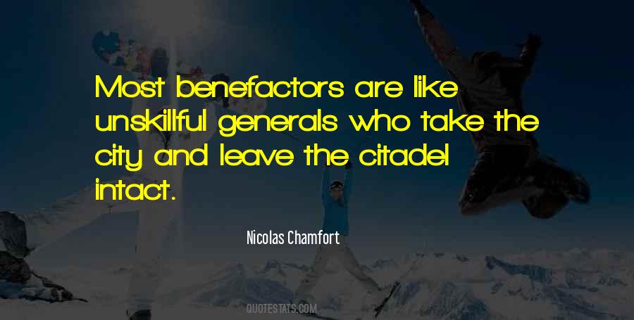 Quotes About Benefactors #356144