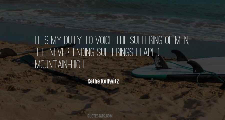Quotes About Ending Suffering #1205625