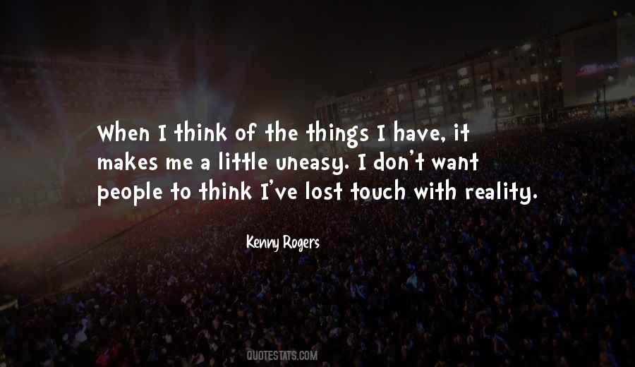 Out Of Touch With Reality Quotes #805101