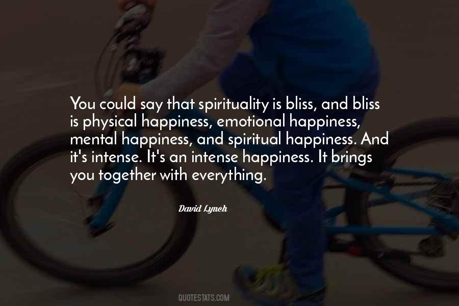 Quotes About Spiritual Bliss #1684407