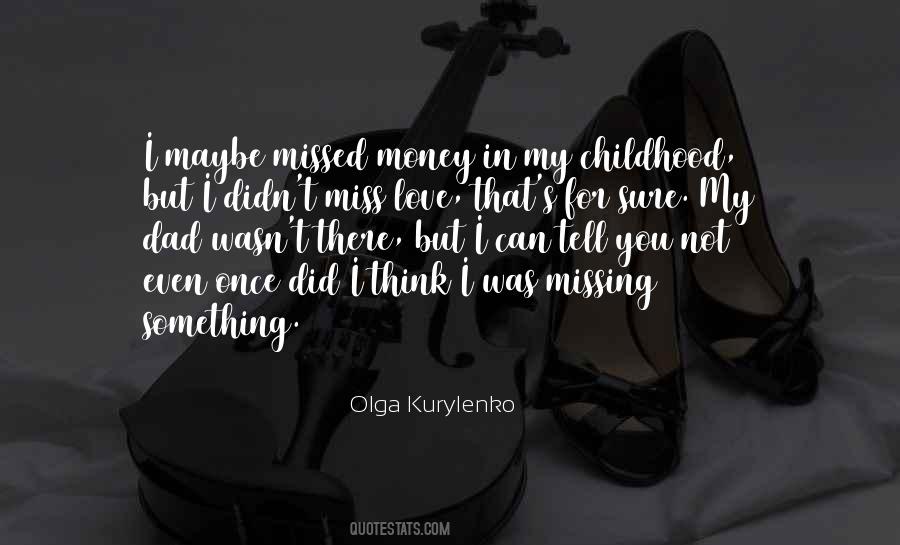 Quotes About Missing Money #462486