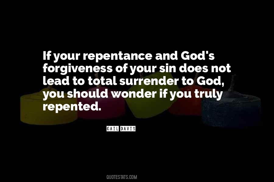 Quotes About Repentance And Forgiveness #1780620