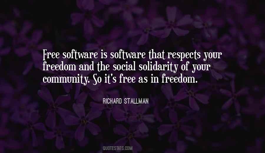 Quotes About Free Software #1349658