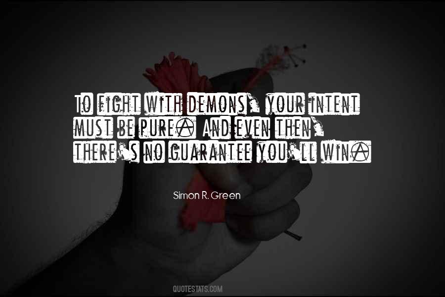 Quotes About Battling Demons #1651374