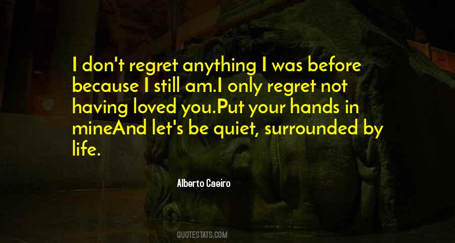 Life Regret Quotes #111326