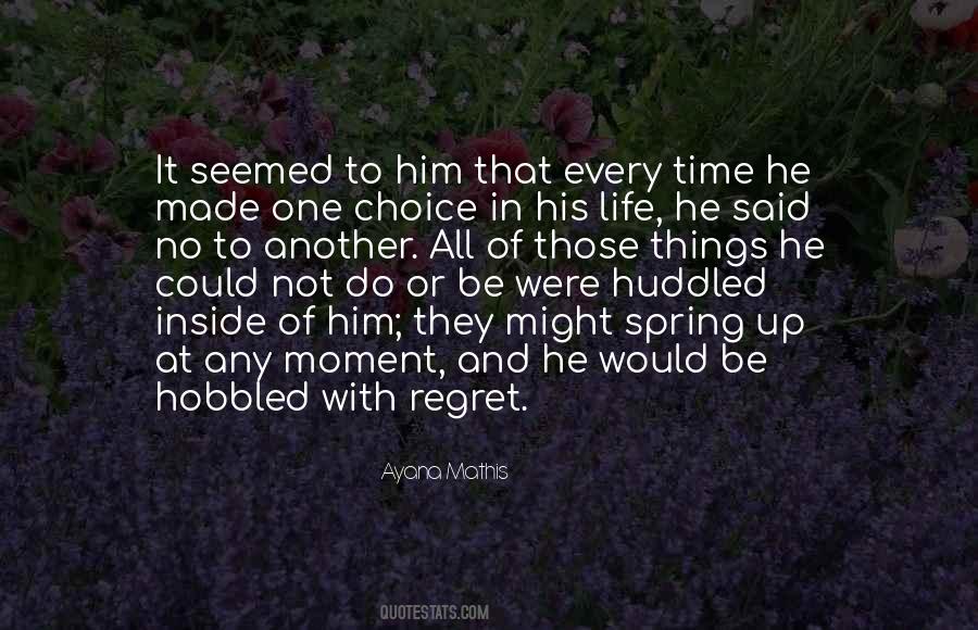 Life Regret Quotes #137985