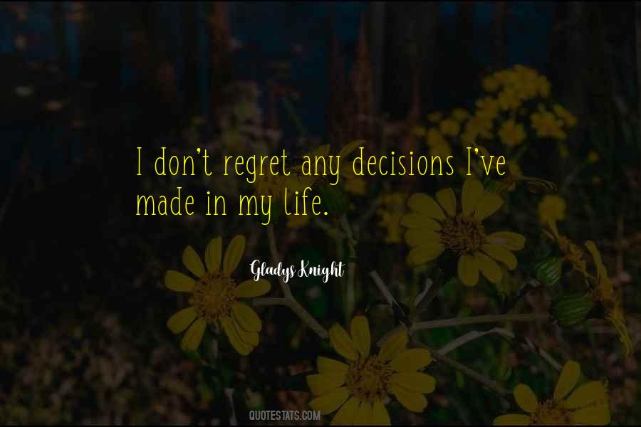 Life Regret Quotes #148