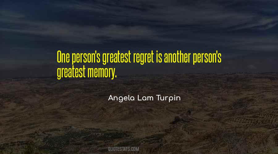 Life Regret Quotes #236808