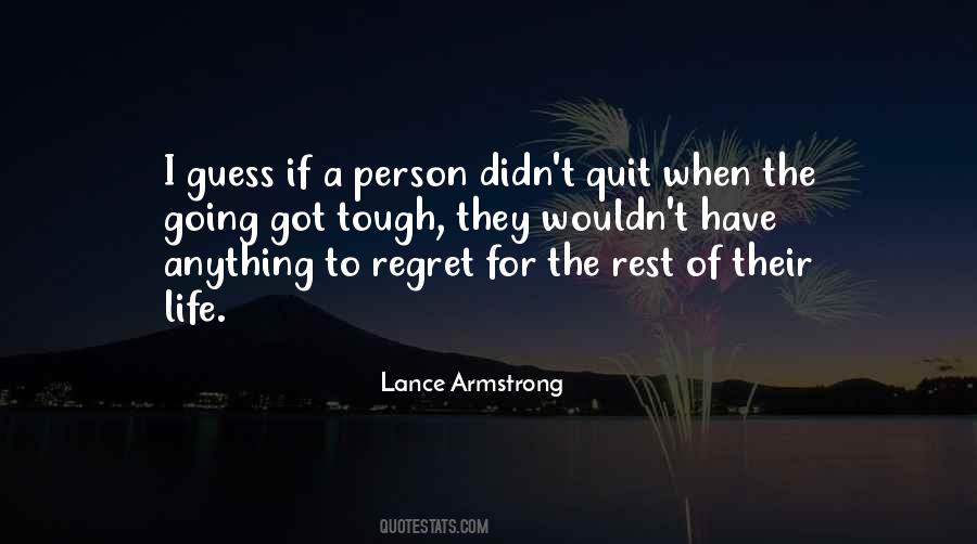 Life Regret Quotes #237515