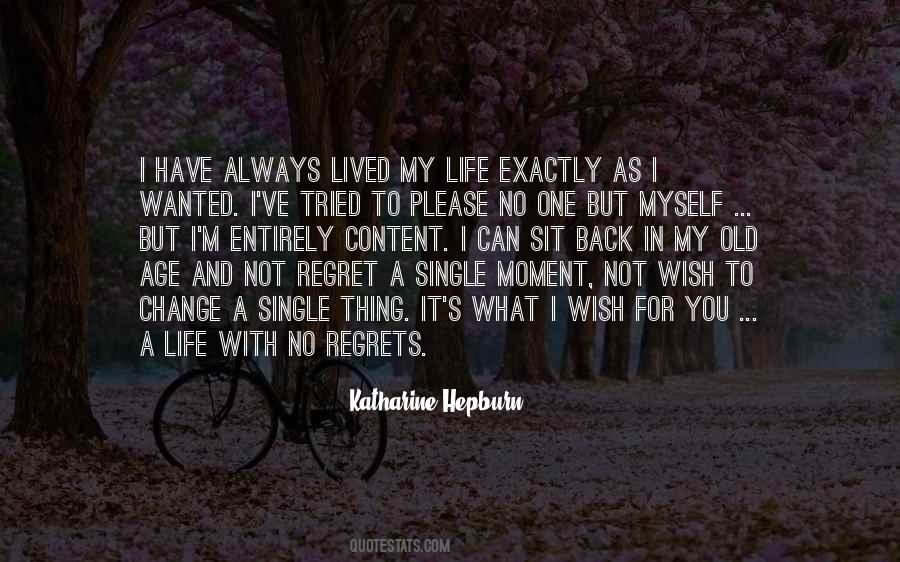Life Regret Quotes #74827