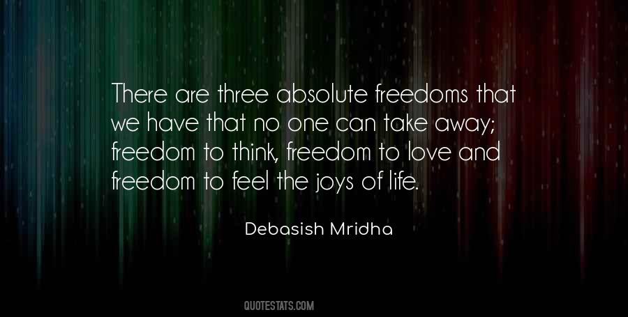 Feel Joy And Love Quotes #154064