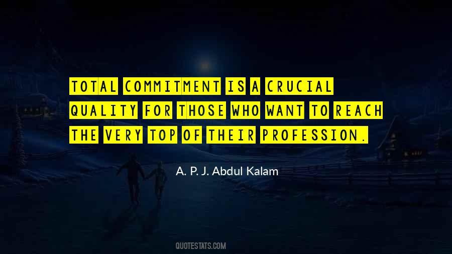 Quotes About Total Commitment #1683339