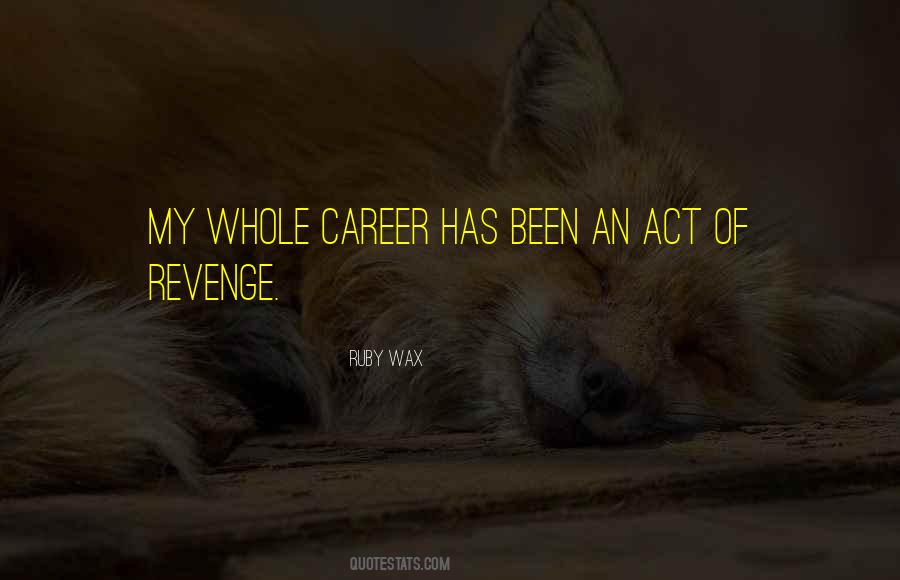 Act Of Revenge Quotes #462055
