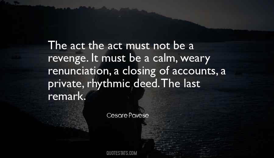 Act Of Revenge Quotes #914236