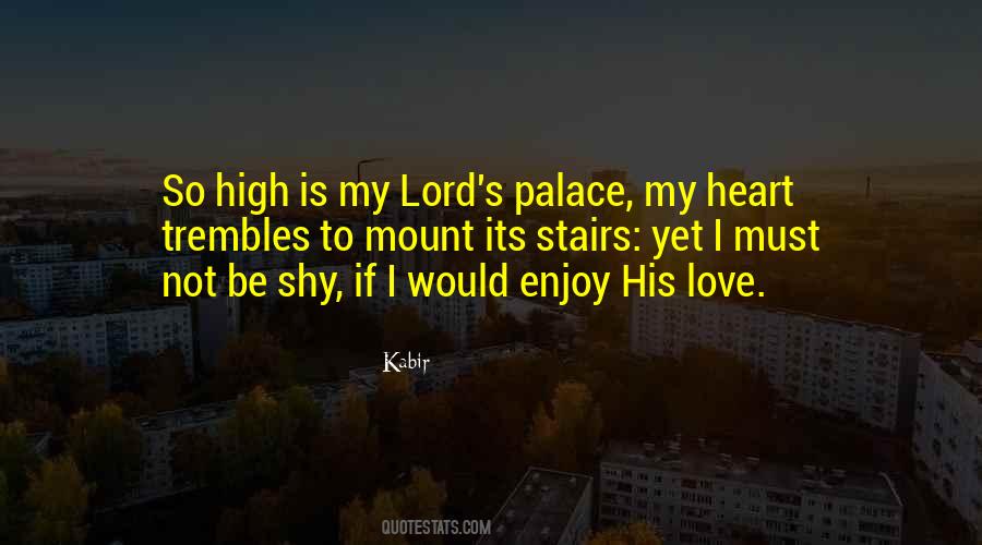 Quotes About His Love #1379272