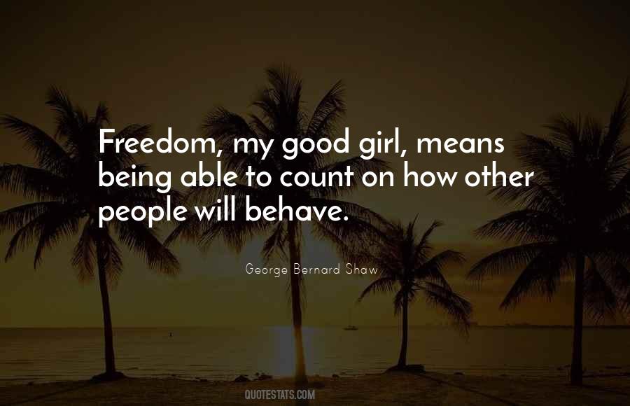 Quotes About Good Girl #378673