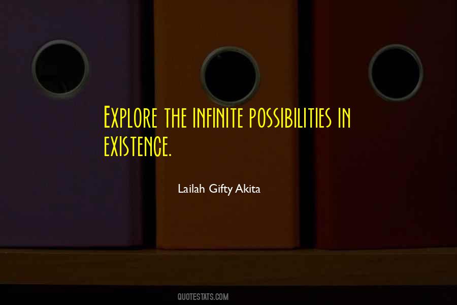 Explore Possibilities Quotes #1774988