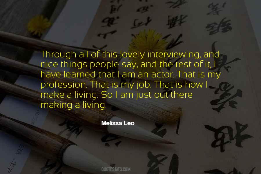 Quotes About Interviewing For A Job #1571694