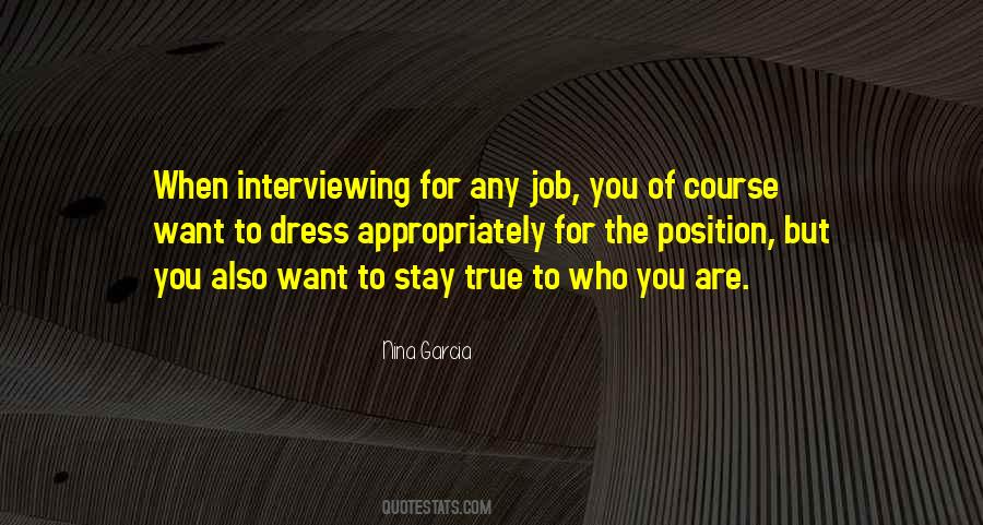 Quotes About Interviewing For A Job #1655500