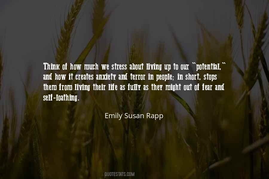 Quotes About Living Your Life In Fear #394907