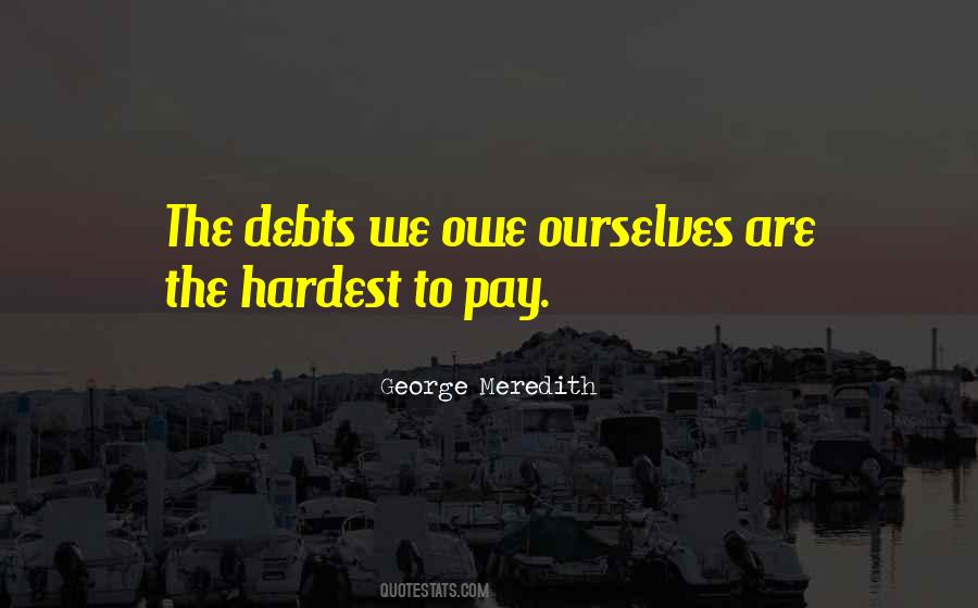 Quotes About Debts #126332 Quotes About Debts #126332