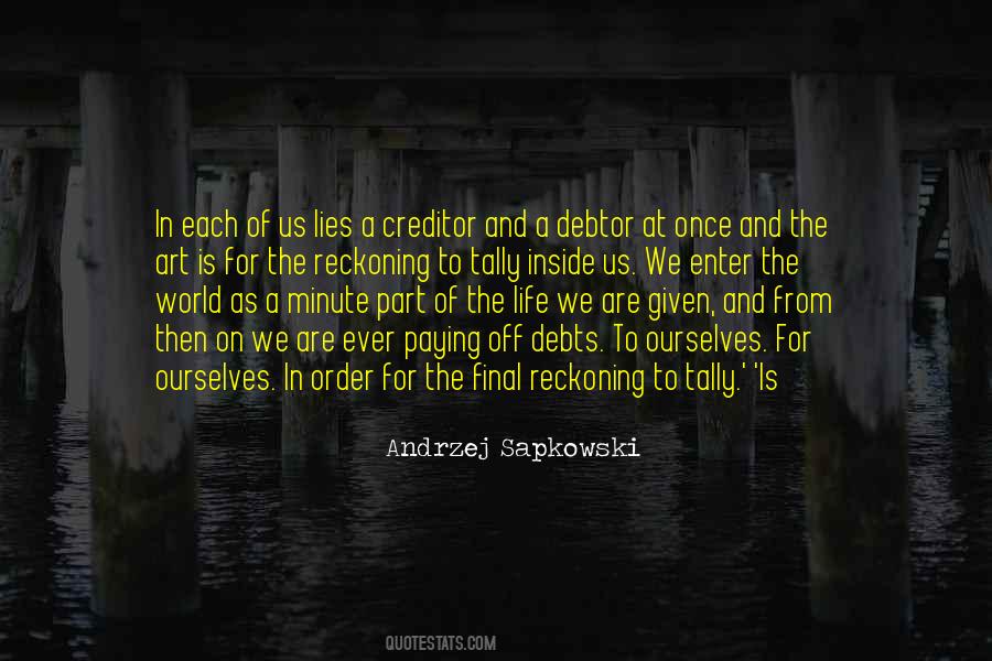 Quotes About Debts #320552 Quotes About Debts #320552