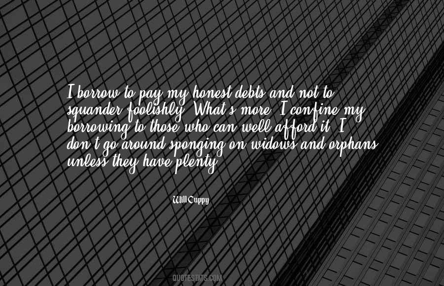 Quotes About Debts #55535 Quotes About Debts #55535