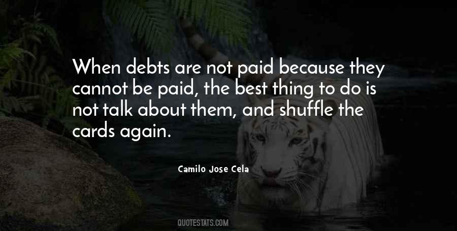 Quotes About Debts #69005 Quotes About Debts #69005