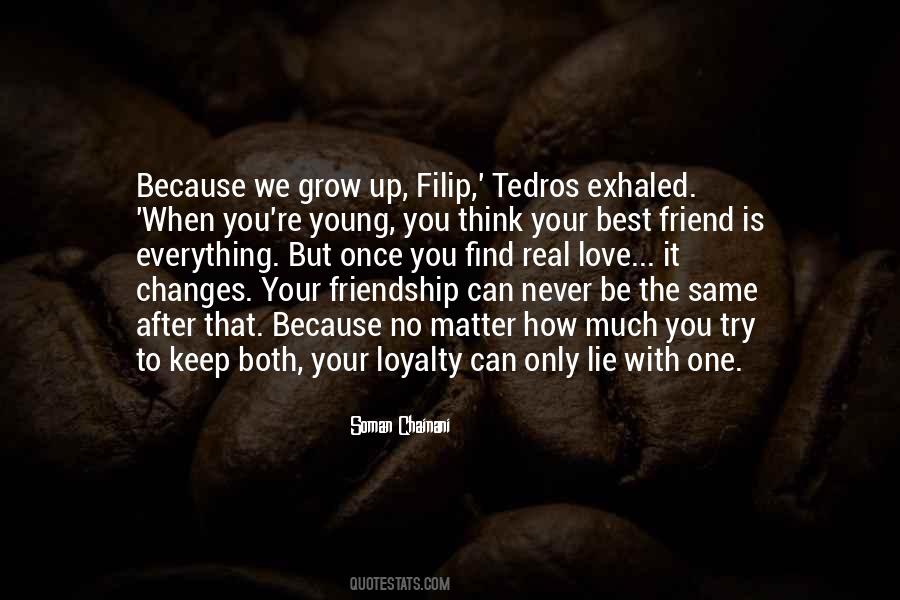 Quotes About Real Friendship #154270