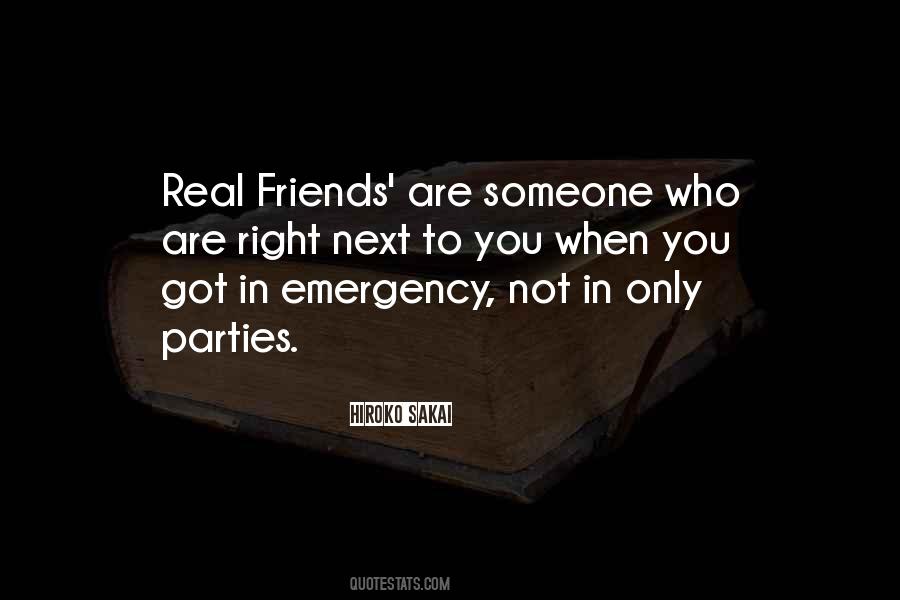 Quotes About Real Friendship #518540