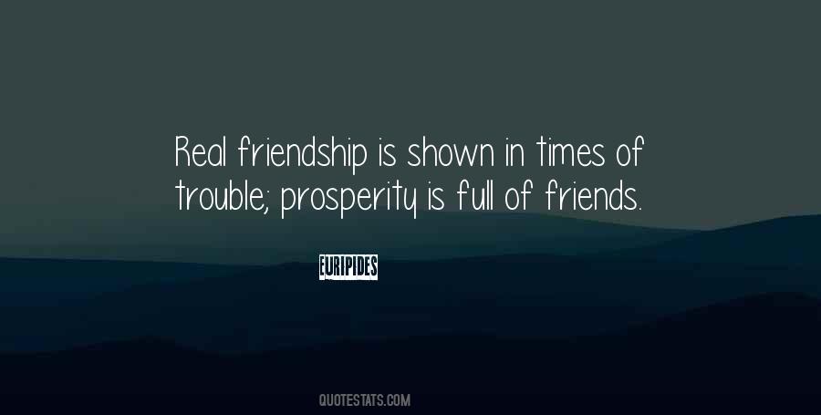 Quotes About Real Friendship #543566